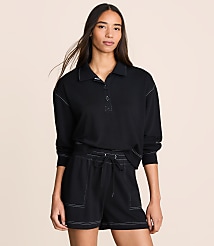 Lou & Grey Terrysoft Polo Top carousel Product Image 1