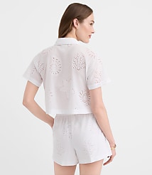 LOFT Beach Sea Eyelet Shirt carousel Product Image 3