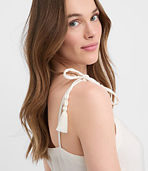 LOFT Beach Tie Strap Triple Cloth Mini Pocket Dress carousel Product Image 3