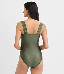 LOFT Beach Ruched U-Wire One Piece Swimsuit carousel Product Image 2