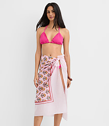 LOFT Beach Garden Stripe Sarong carousel Product Image 1