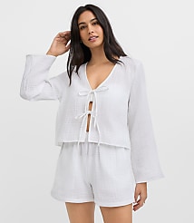 LOFT Beach Triple Cloth Bow Top carousel Product Image 1