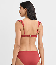LOFT Beach Tie Ruffle Bikini Top carousel Product Image 2
