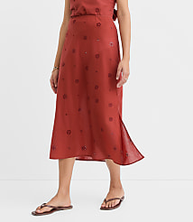 LOFT Beach Eyelet Midi Skirt carousel Product Image 2