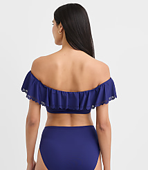 LOFT Beach Eyelet Ruffle Bikini Top carousel Product Image 3