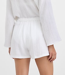 LOFT Beach Ruffle Triple Cloth Shorts carousel Product Image 3