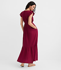 LOFT Beach Bow Cutout Maxi Pocket Dress carousel Product Image 3