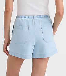 Sawyer Pull On Shorts in Chambray carousel Product Image 3
