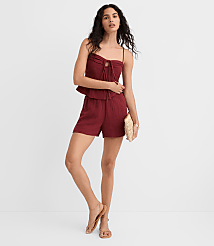 LOFT Beach Triple Cloth Shorts carousel Product Image 1