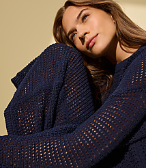 Lou & Grey Reversible Mesh Sweater carousel Product Image 4