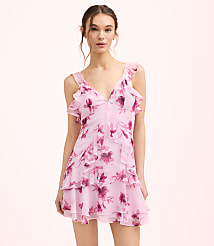 Lately Floral Ruffle Mini Dress carousel Product Image 5