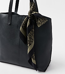 LOFT Versa Leafed Silk Square Scarf carousel Product Image 1