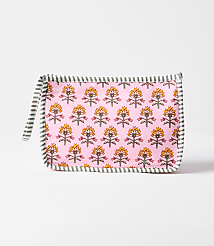 Garden Stripe Zip Pouch carousel Product Image 1