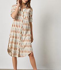 Lilla P Ikat Shirt Dress carousel Product Image 3