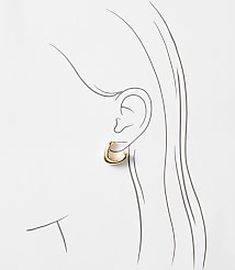 Modern Hoop Earring Set carousel Product Image 2