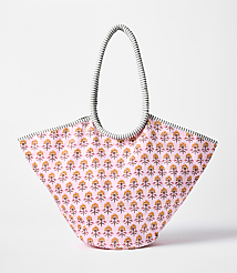 Garden Stripe Tote Bag carousel Product Image 1