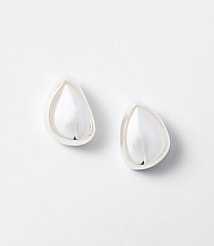 Sculpted Metallic Stud Earrings carousel Product Image 1