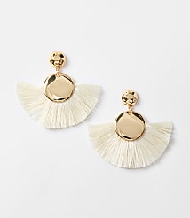 Fringe Fan Drop Earrings carousel Product Image 1