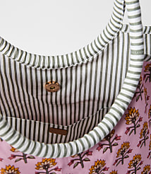 Garden Stripe Tote Bag carousel Product Image 2