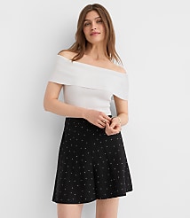 Ribbed Off The Shoulder Sweater carousel Product Image 1
