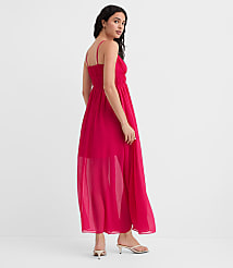 Petite Smocked Strappy Maxi Pocket Dress carousel Product Image 3