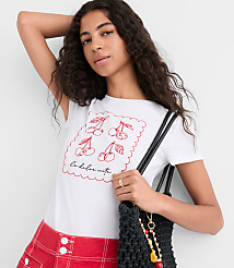 La Dolce Vita Ribbed Tee carousel Product Image 1