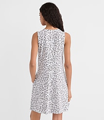 Floral Pintucked Bow Mini Pocket Dress carousel Product Image 3