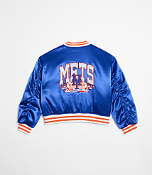 Wild Collective Mets Satin Bomber Jacket carousel Product Image 2