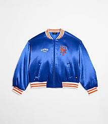 Wild Collective Mets Satin Bomber Jacket carousel Product Image 1
