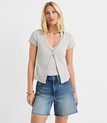 Perfect Ribbed Halter Layered Top carousel Product Image 2