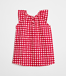 LOFT x Mon Coeur Linen Gingham Dress carousel Product Image 2