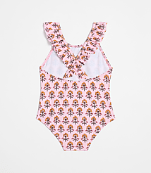LOFT x Mon Coeur UPF 50+ Recycled Polyester Garden Ruffle Swimsuit carousel Product Image 2
