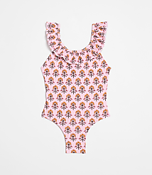 LOFT x Mon Coeur UPF 50+ Recycled Polyester Garden Ruffle Swimsuit carousel Product Image 1