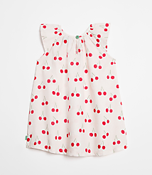 LOFT x Mon Coeur Linen Cherry Dress carousel Product Image 2