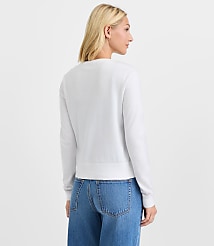 Petite Modern Crew Neck Cardigan carousel Product Image 3