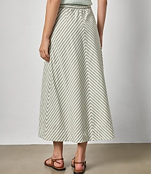 Lilla P Stripe Maxi Skirt carousel Product Image 2