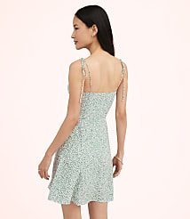 Lately Dotted Tie Strap Mini Dress carousel Product Image 3