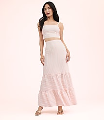 Lately Striped Maxi Skirt