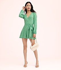 Lately Dotted Long Sleeve Romper carousel Product Image 2
