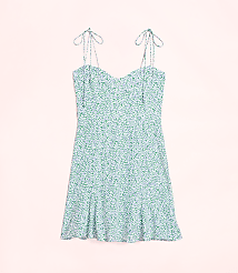 Lately Dotted Tie Strap Mini Dress carousel Product Image 4