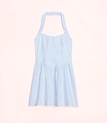 Lately Striped Mini Halter Dress carousel Product Image 4