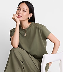 Petite LOFT Versa Relaxed Tee carousel Product Image 2