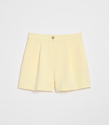 Petite LOFT Versa Crepe Drape Shorts carousel Product Image 5