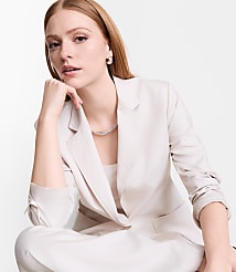 Petite LOFT Versa Pure Spun Patch Pocket Blazer carousel Product Image 2