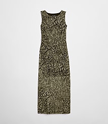 Petite LOFT Versa Animal Print Mesh Maxi Dress carousel Product Image 3
