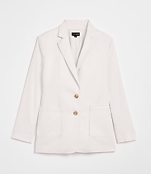 Petite LOFT Versa Pure Spun Patch Pocket Blazer carousel Product Image 5