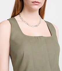 Petite LOFT Versa Pure Spun Square Neck Crop Top carousel Product Image 4
