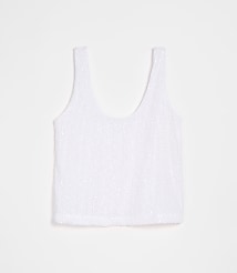 Petite LOFT Versa Sequin Tank Top carousel Product Image 5