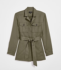 Petite LOFT Versa Pure Spun Safari Jacket carousel Product Image 5
