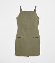 LOFT Versa Pure Spun Apron Mini Pocket Dress carousel Product Image 5